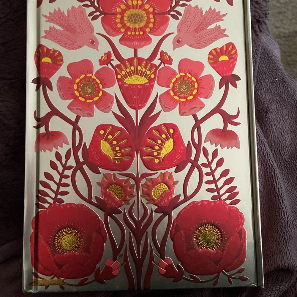 Floral Embossed Journal with Birds